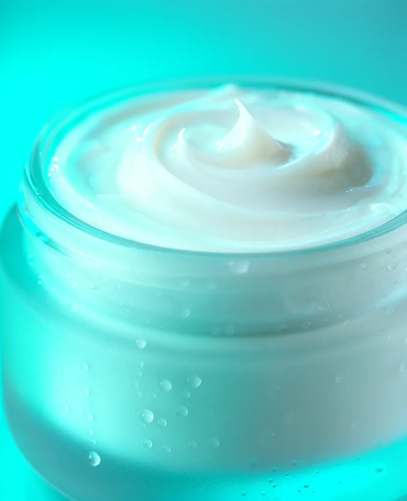 Cream with collagen and hyaluronic acid